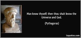 man know thyself pythagoras